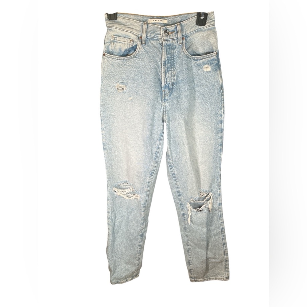 Pacsun Light Blue Jeans Distressed Vintage Style | Size 26